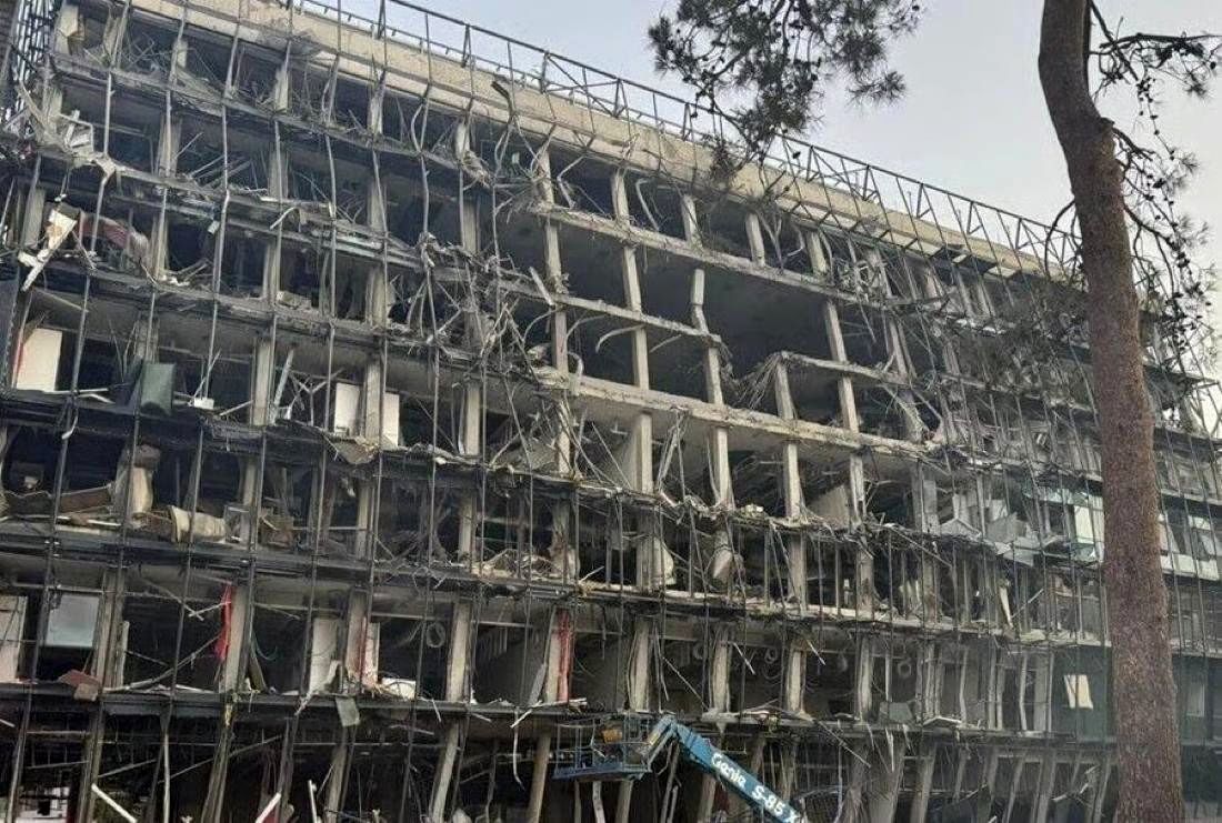  تصویری از حجم ویرانی در مرکز تحقیقات هسته‌ای وایزمن رژیم صهیونیستی پس از اصابت موشک ایران