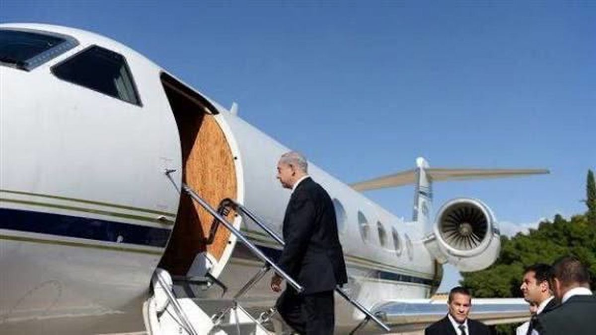 موشک یمنی هواپیمای نتانیاهو را زمینگیر کرد!