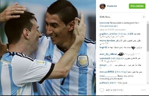 حمله دوباره بیکارهای ایرانی به اینستاگرام مسی +عکس
