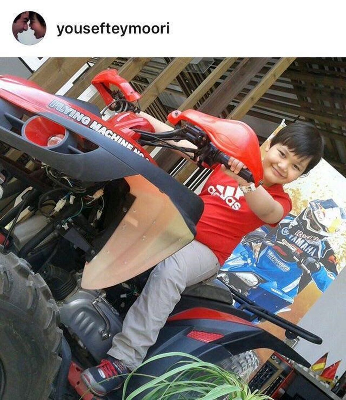 فرزند خارجی بازیگر مشهور ایرانی +عکس