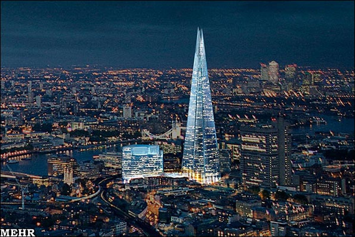 عکس/ اتمام ساخت بلندترین برج اروپا