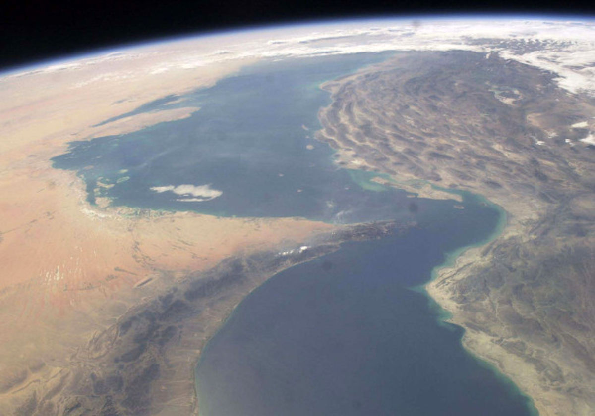 تصویر بسیار زیباتنگه هرمز،توسط ناسا