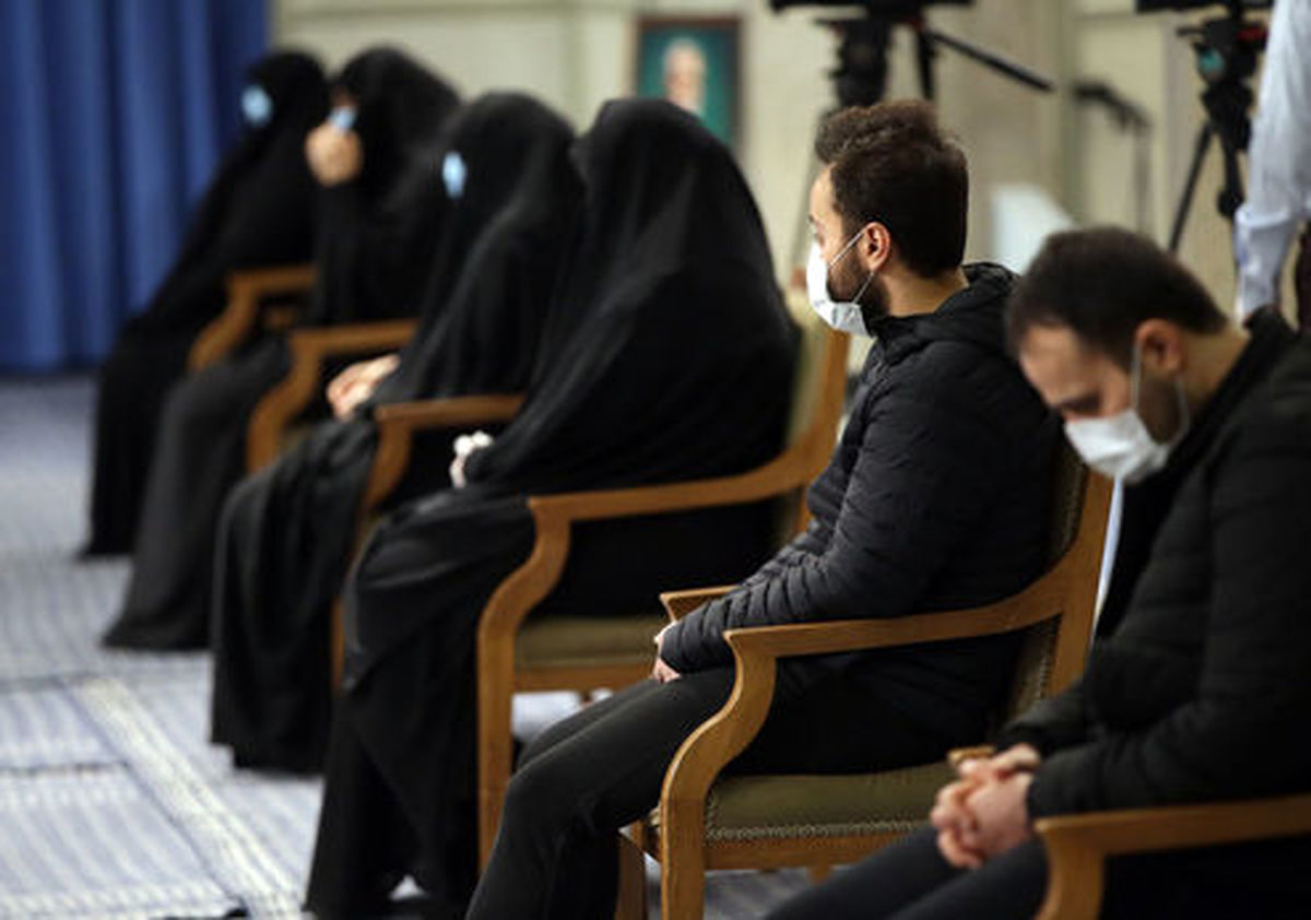عکس: فرزندان سردار شهید سلیمانی در محضر رهبر انقلاب
