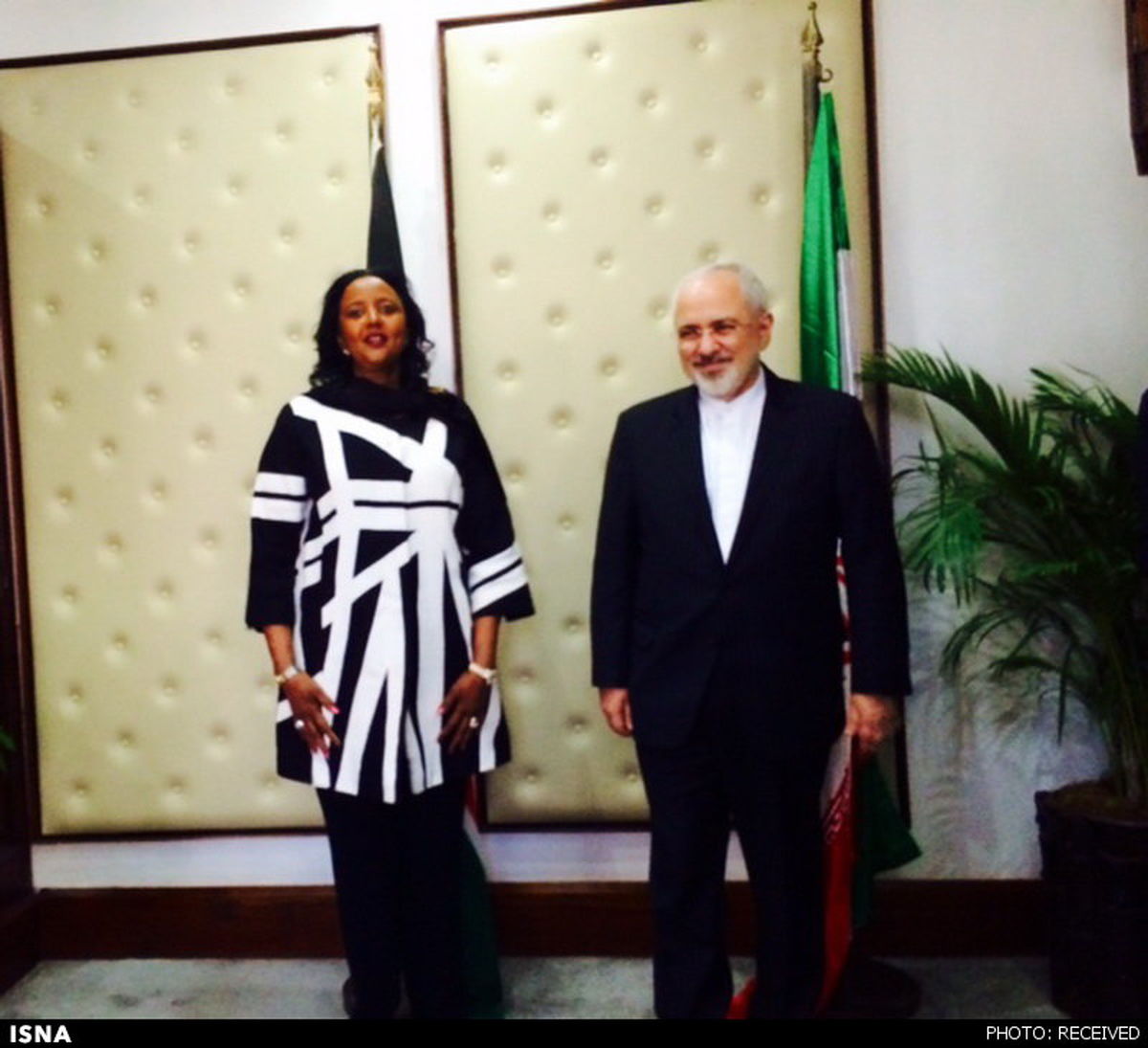 دیدار ظریف با همتای کنیایی‌اش