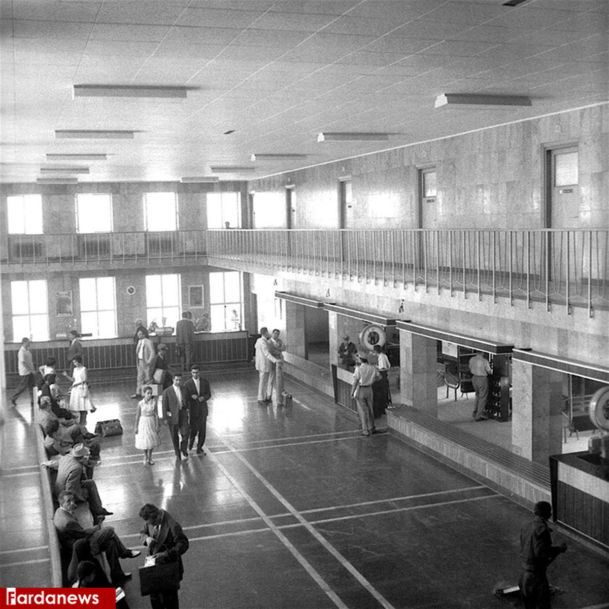 عکس: ترمینال فرودگاه مهرآباد تهران در سال ۱۳۳۷