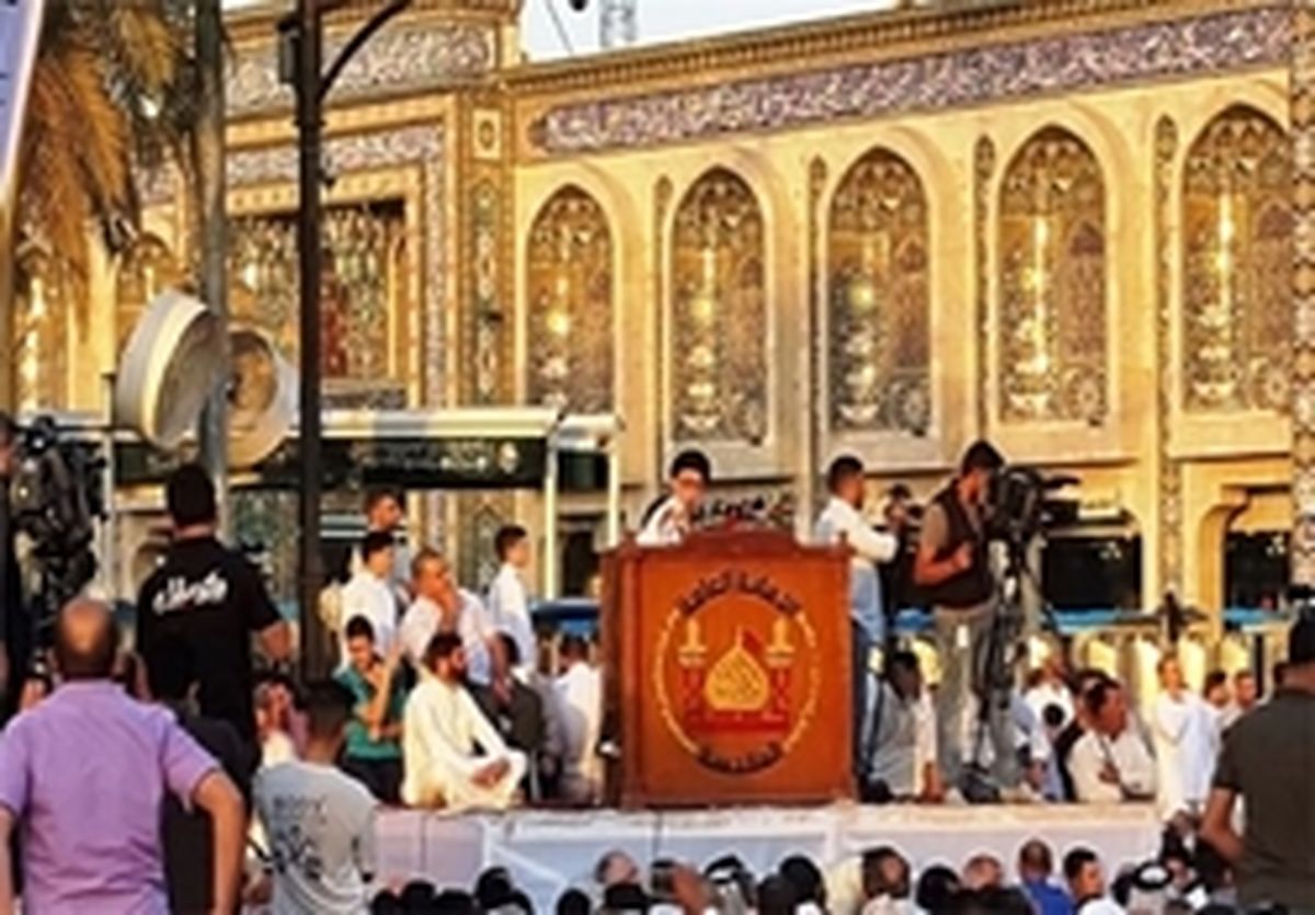 نماز عید سعید فطر در بین‌الحرمین +تصاویر