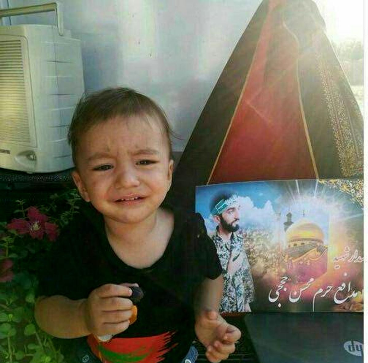 فرزند مدافع حرم محسن حججی +عکس
