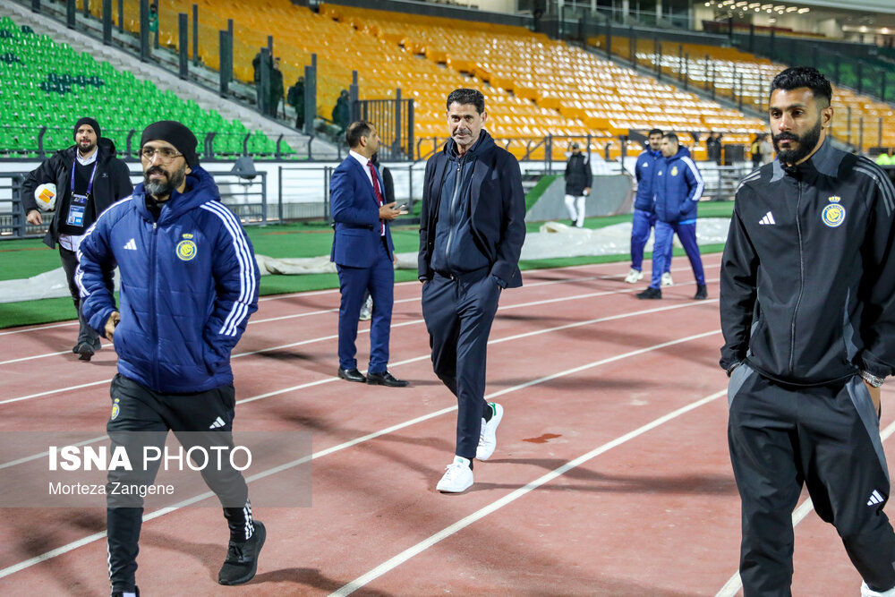 تصاویر: بازدید تیم فوتبال النصر عربستان از ورزشگاه آزادی 
