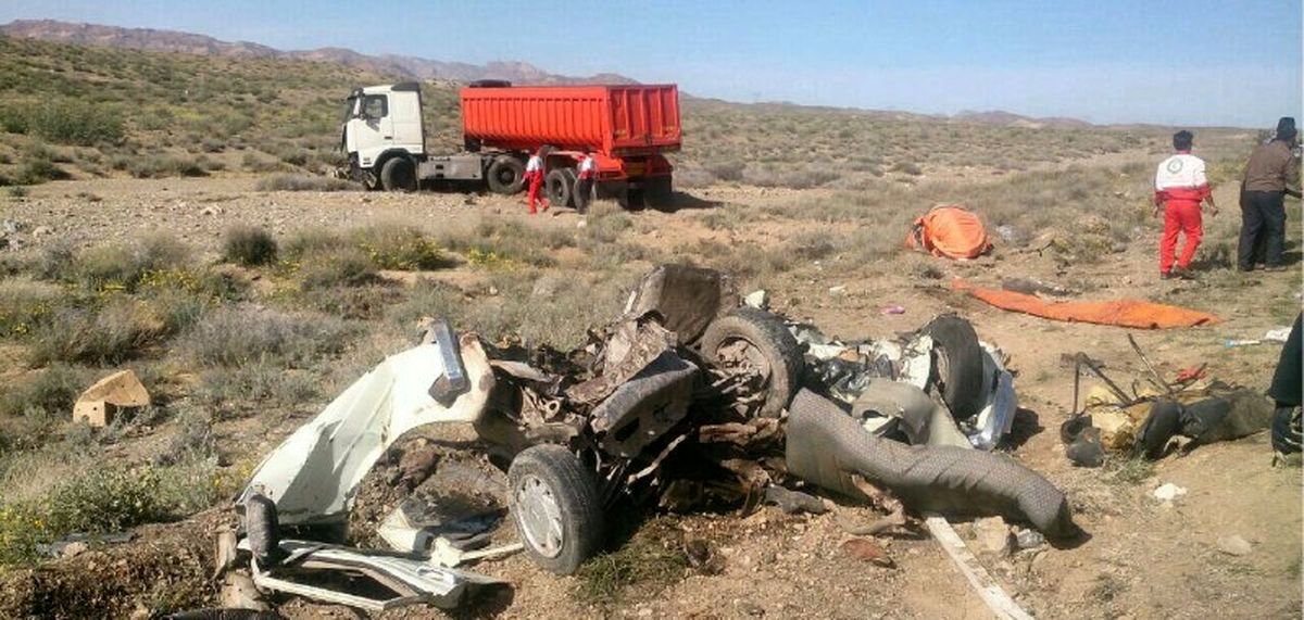 تصادف مرگبار پیکان با تریلر +عکس