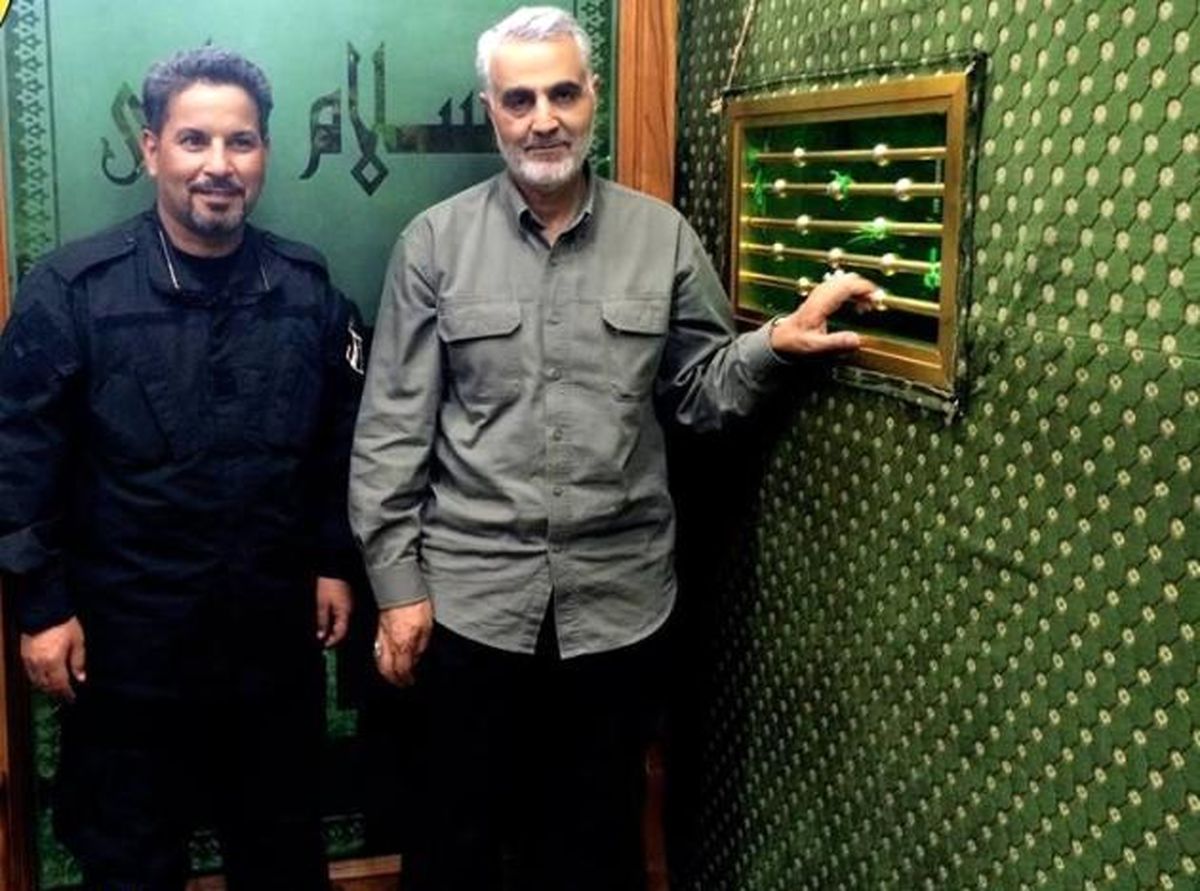 سردارسلیمانی در جوار حرم سامرا/عکس
