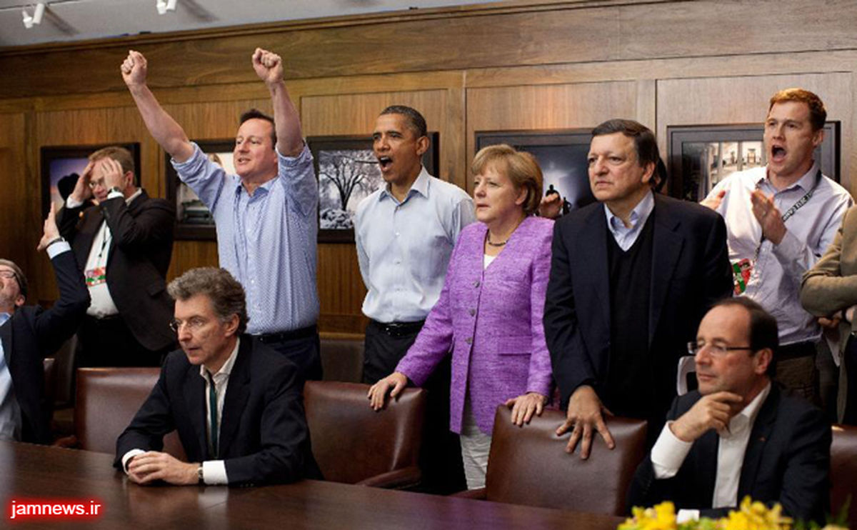 عکس/شادی سران گروه 8 از بردچلسی