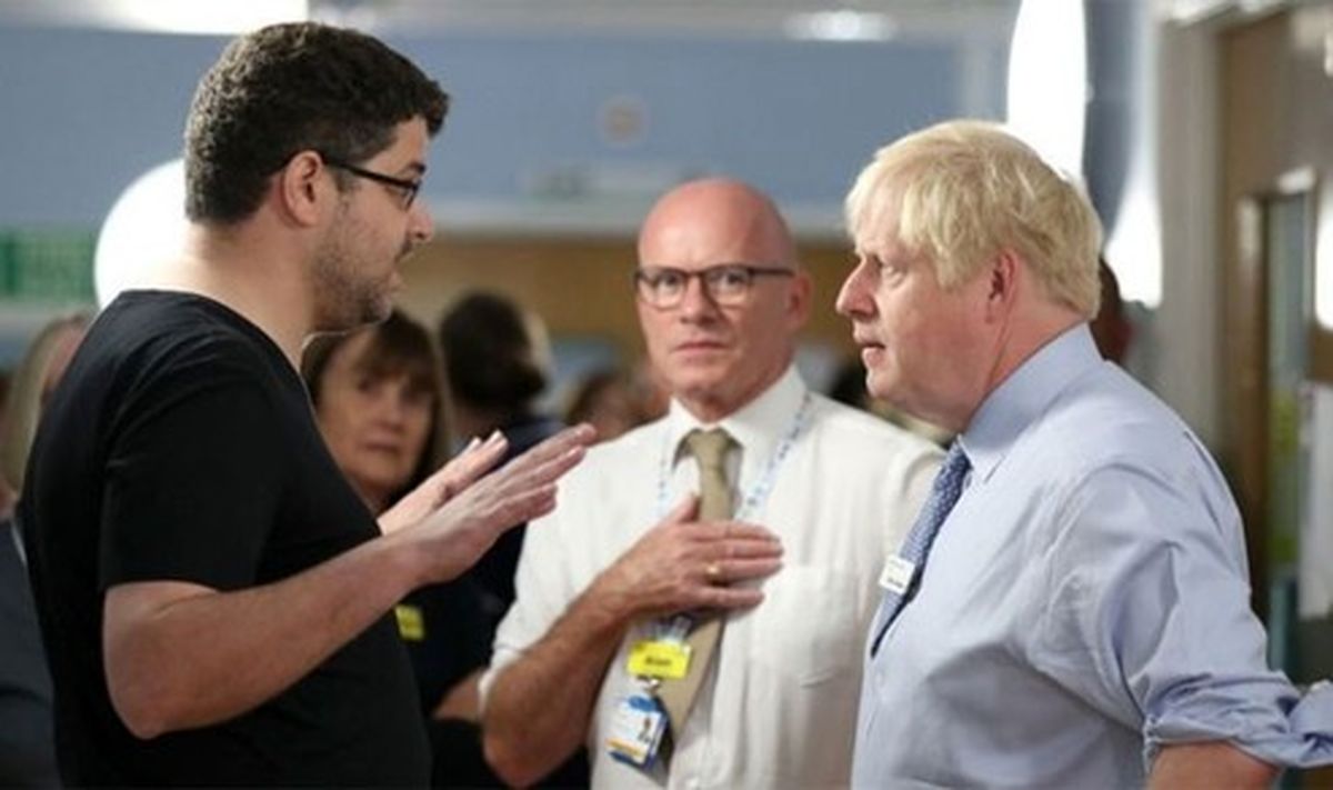 شو تبلیغاتی جانسون با شکست رو به رو شد +فیلم