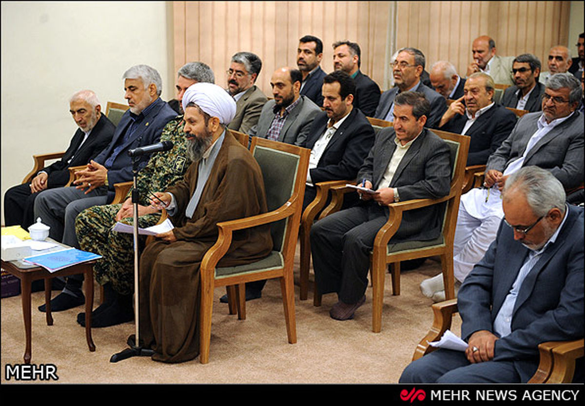 تصاویر / دیدار اعضای کنگره ملی ده هزار شهید اصناف و بازار با رهبر انقلاب