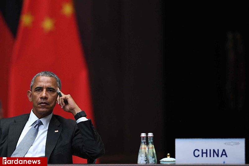 عکس معنادار گاردین از اوباما در چین