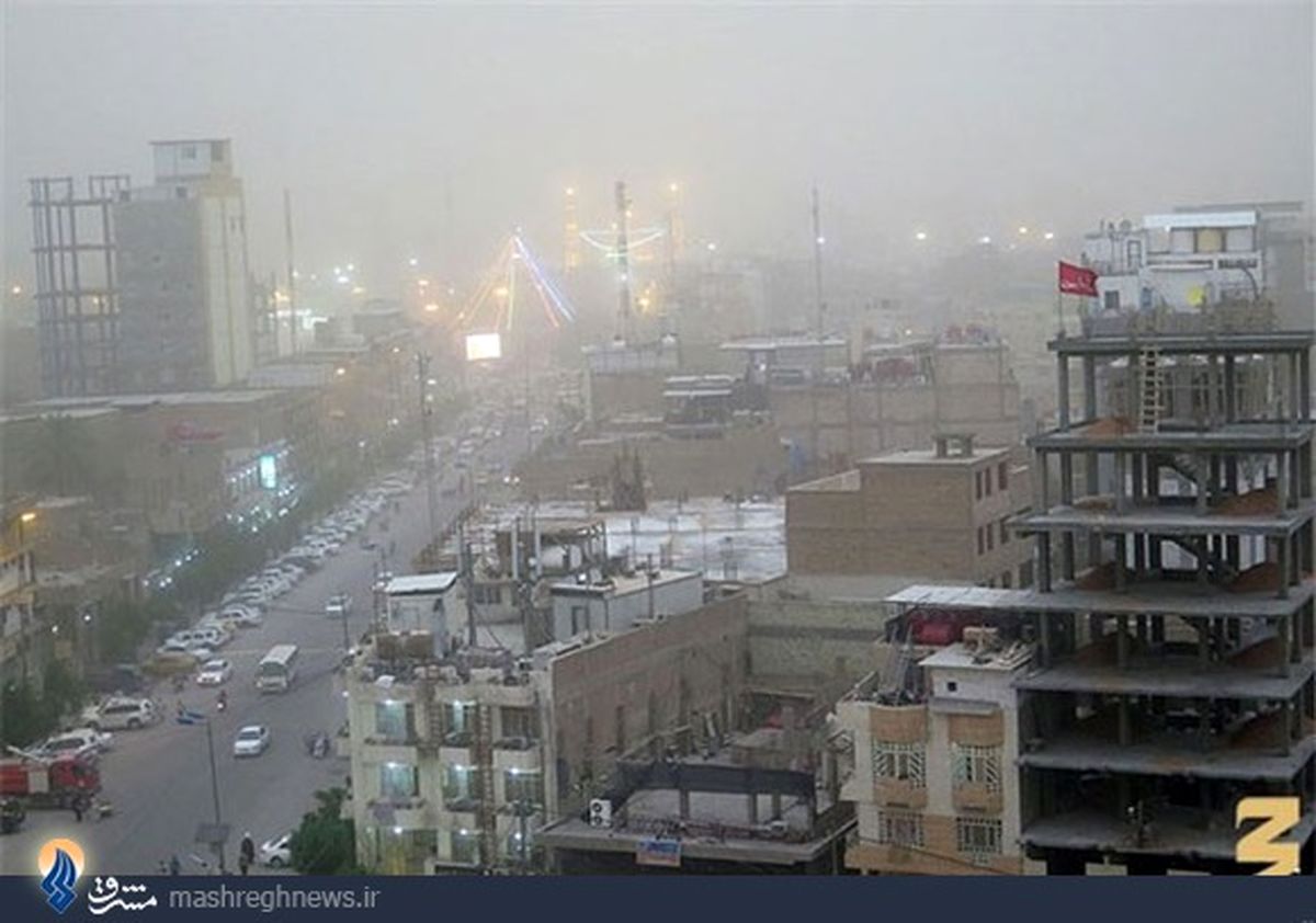 گرد و غبار شدید در کربلا /تصاویر