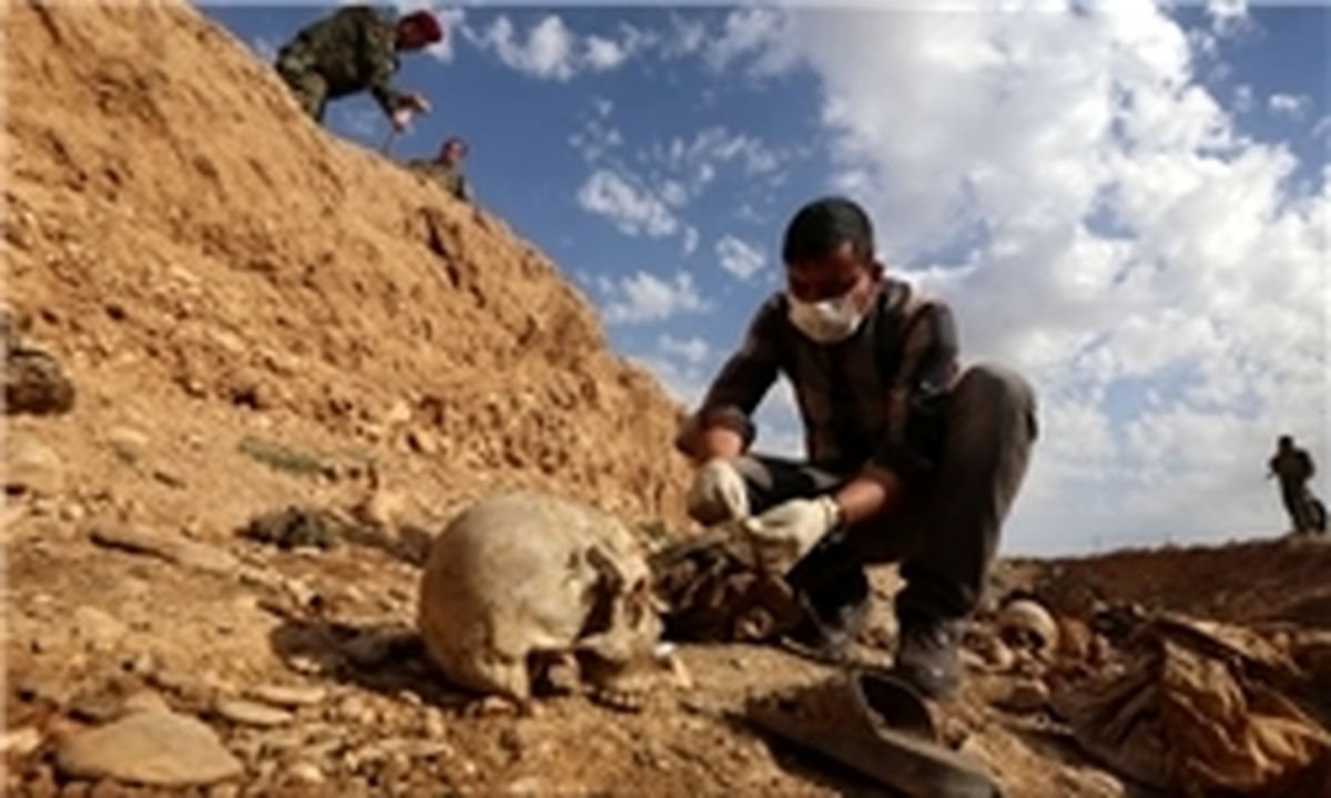 کشف گور دسته‌جمعی قربانیان داعش در کرکوک عراق