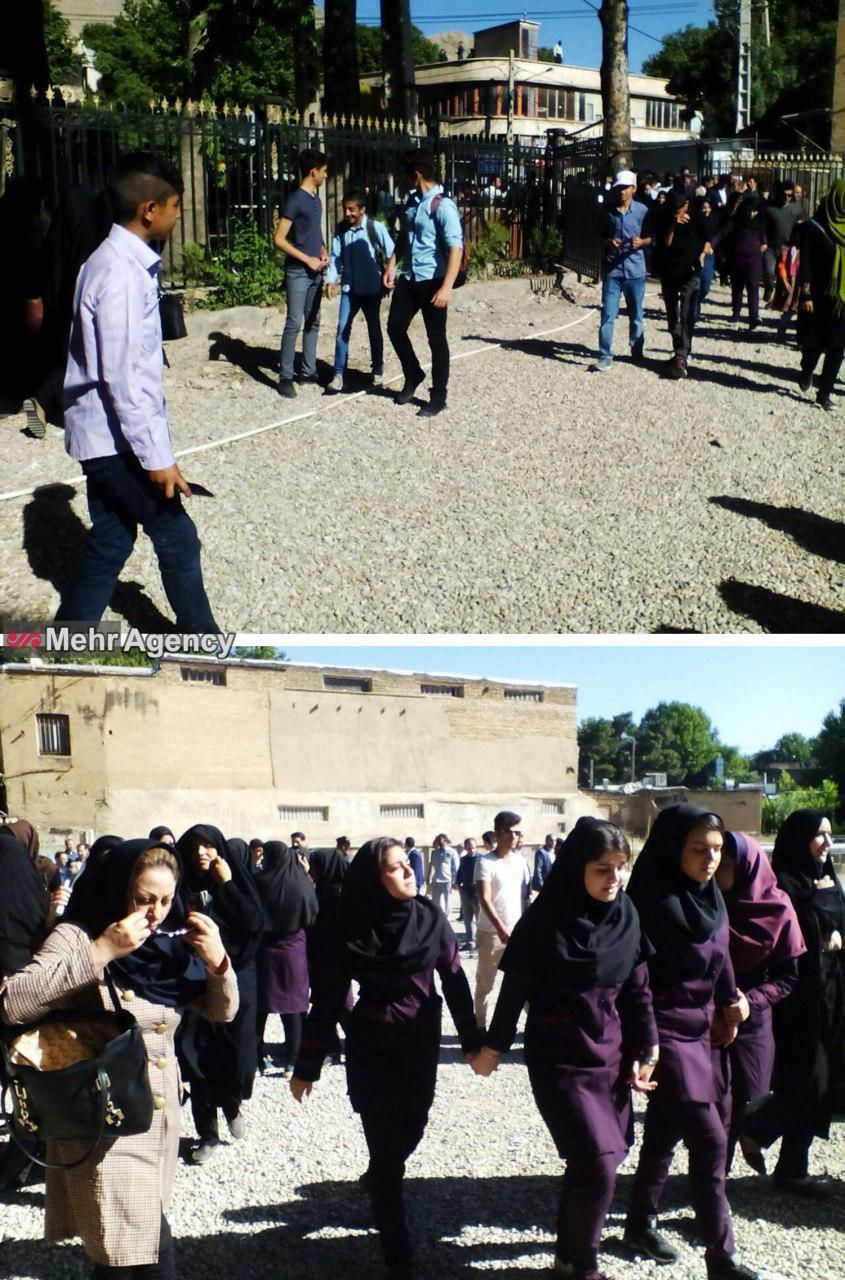 عکس: تعطیلی مدارس خرم آباد برای استقبال از روحانی