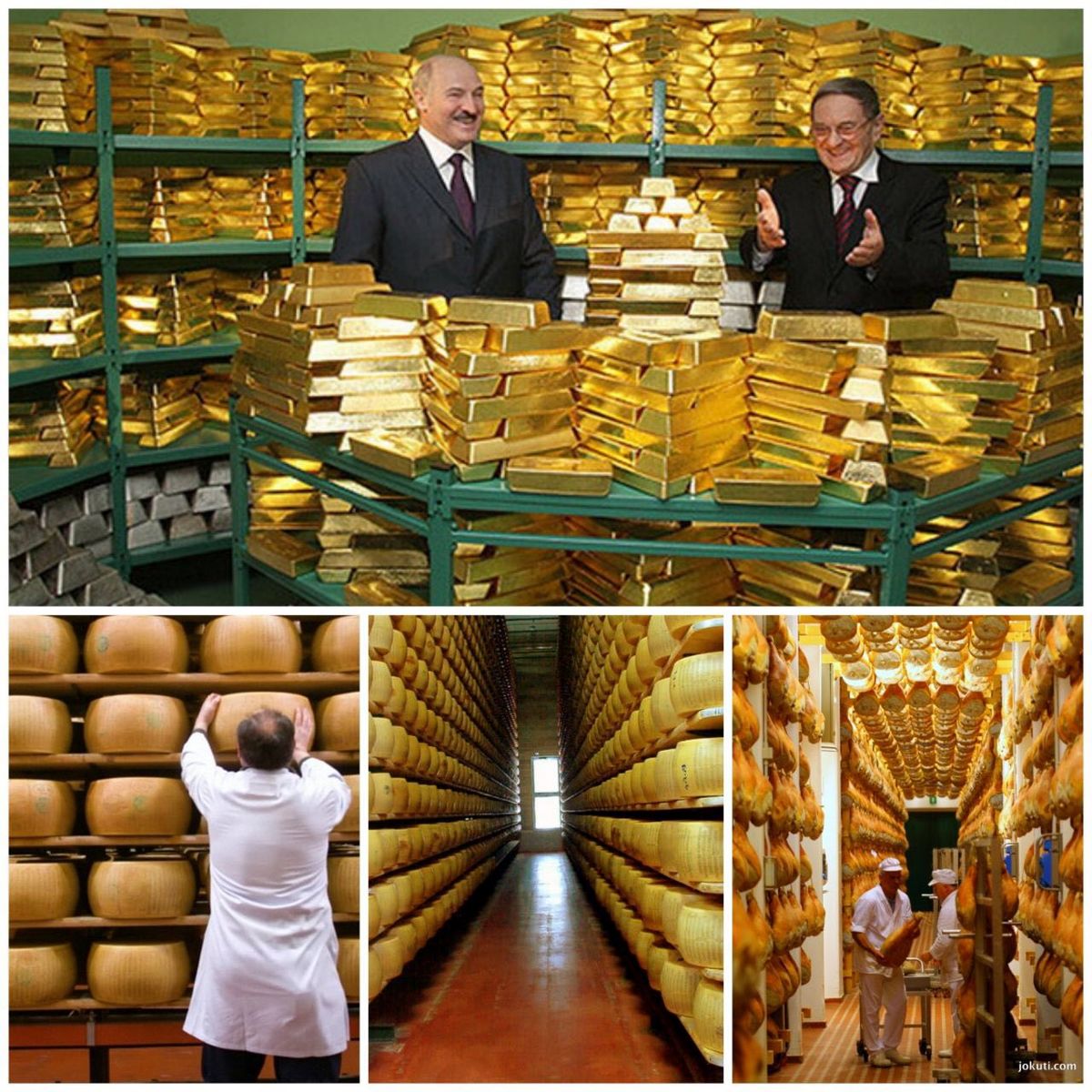 عکس: پنیر به جای سند ضمانت وام بانکی!