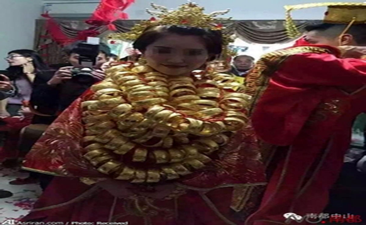 عروسی مجلل به سبک چینی +عکس