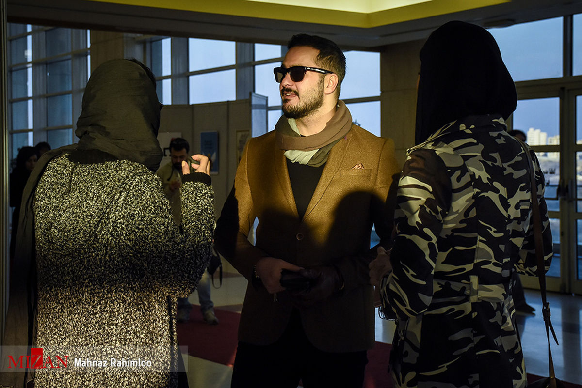 «میلاد کی‌مرام» در کاخ جشنواره +عکس