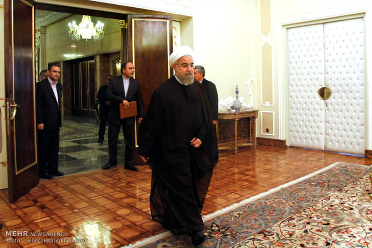 عکس:حجاب خانم وزیر در دیدار با روحانی