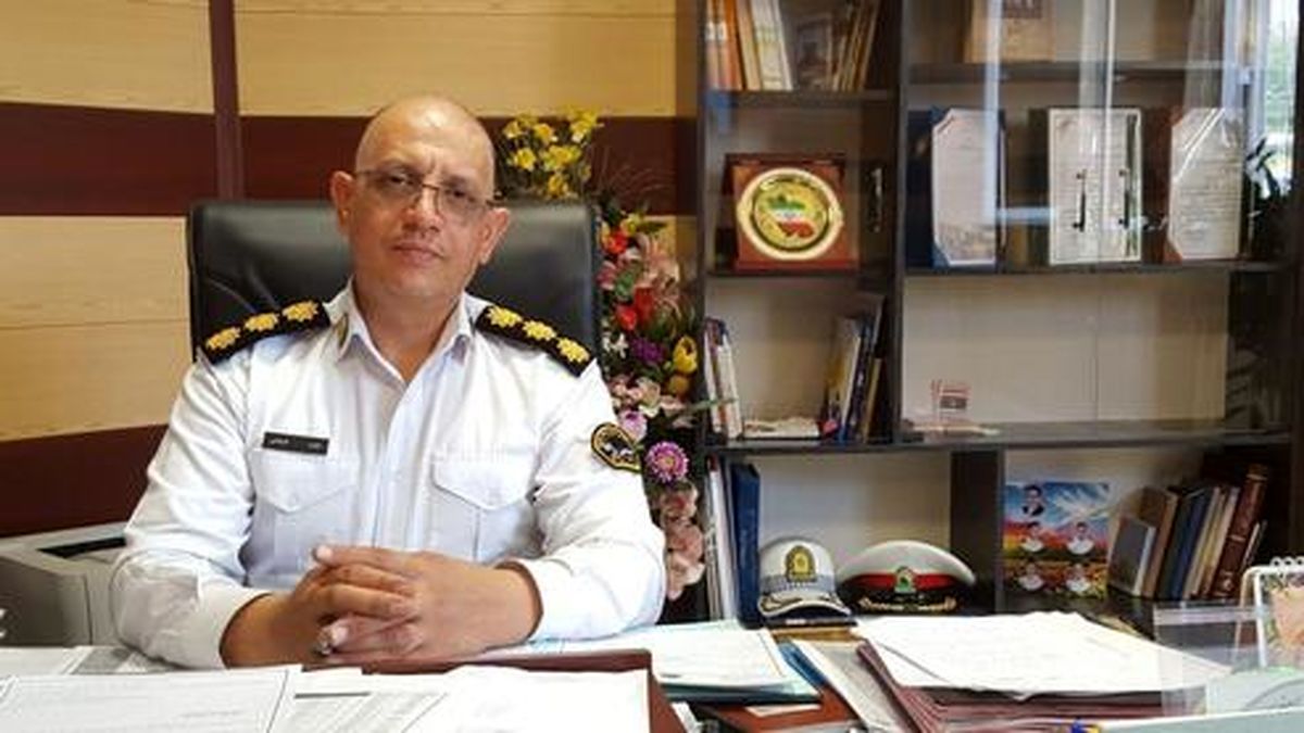 ترافیک در جاده چالوس به علت ریزش کوه