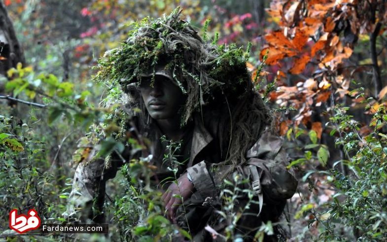 تصاویر: استتار نظامیان