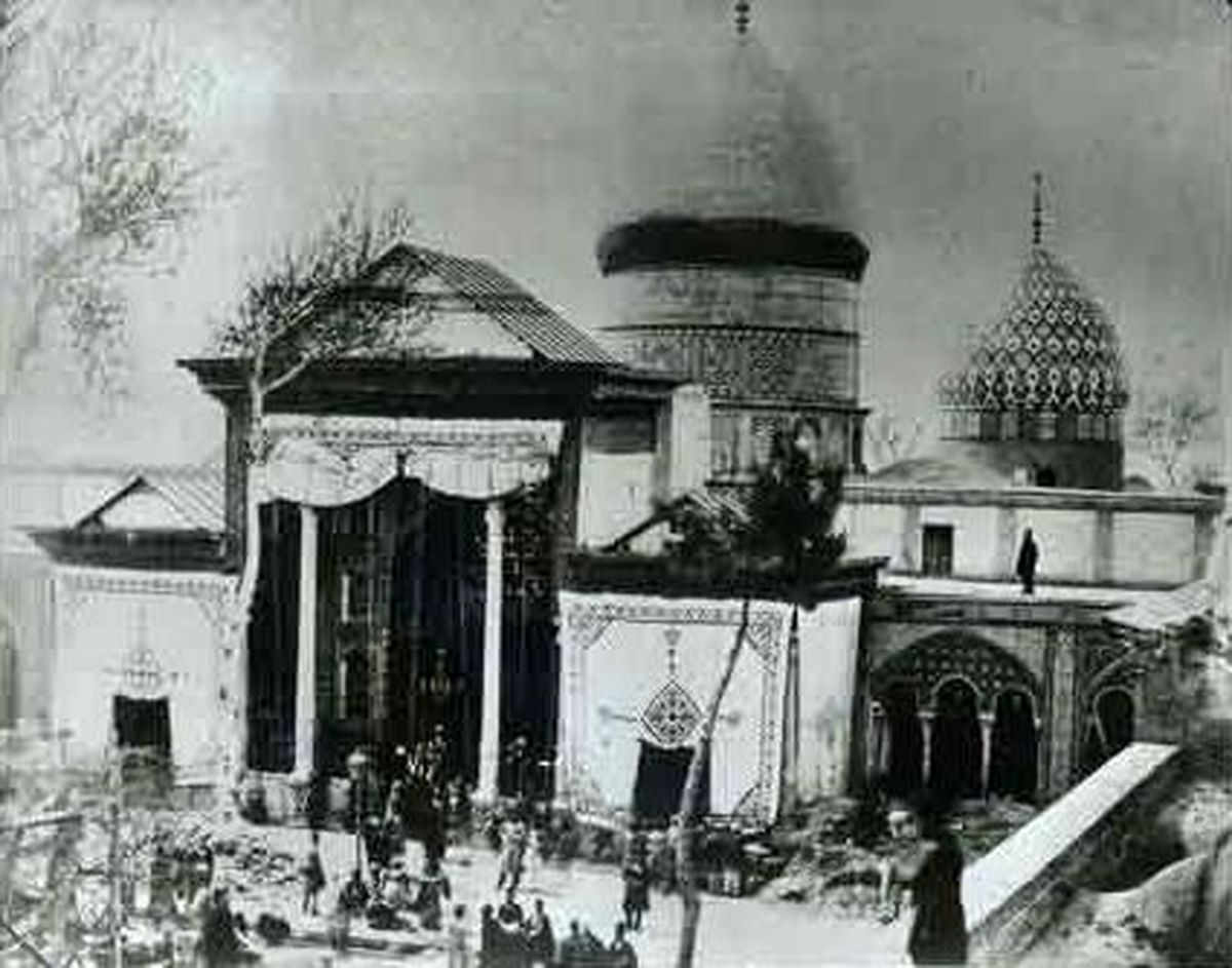 بارگاه حضرت عبدالعظیم در قدیم/عکس