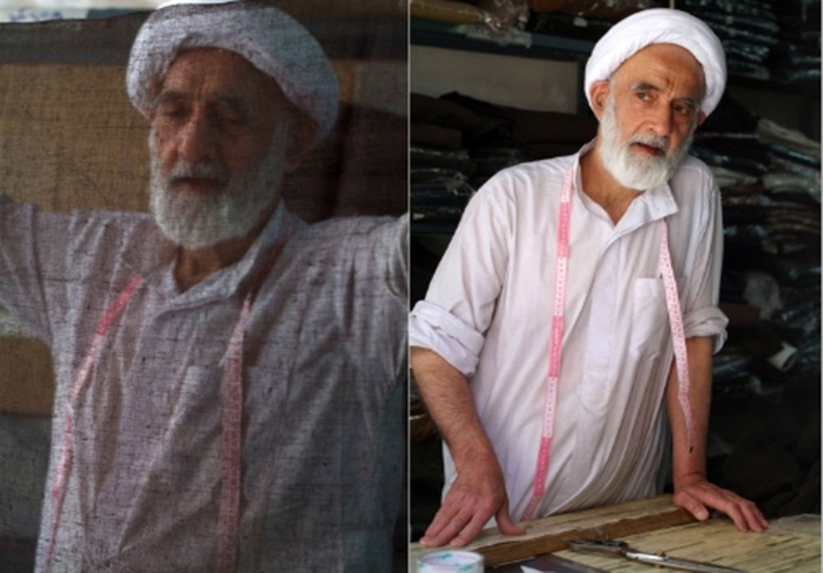 عکس/ مبلغی که خیاطی میکند