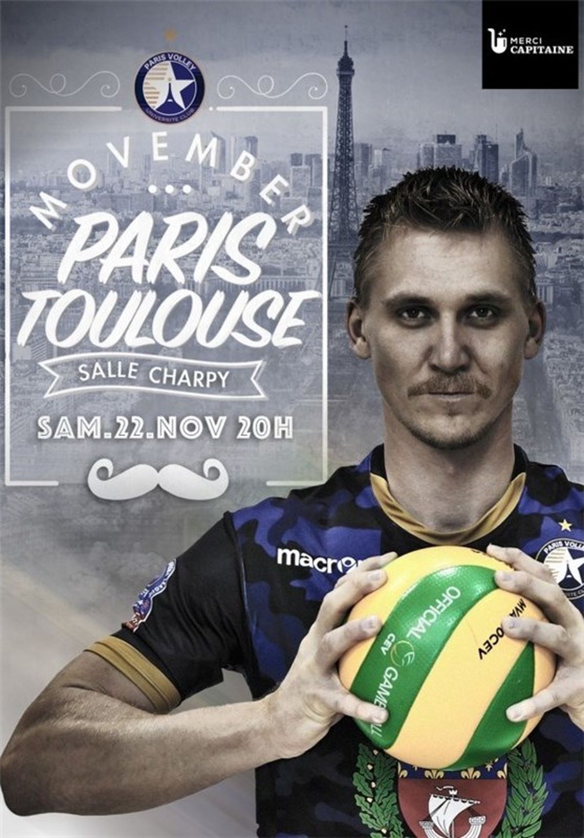 با «سبیل»به سالن والیبال بیایید!/عکس