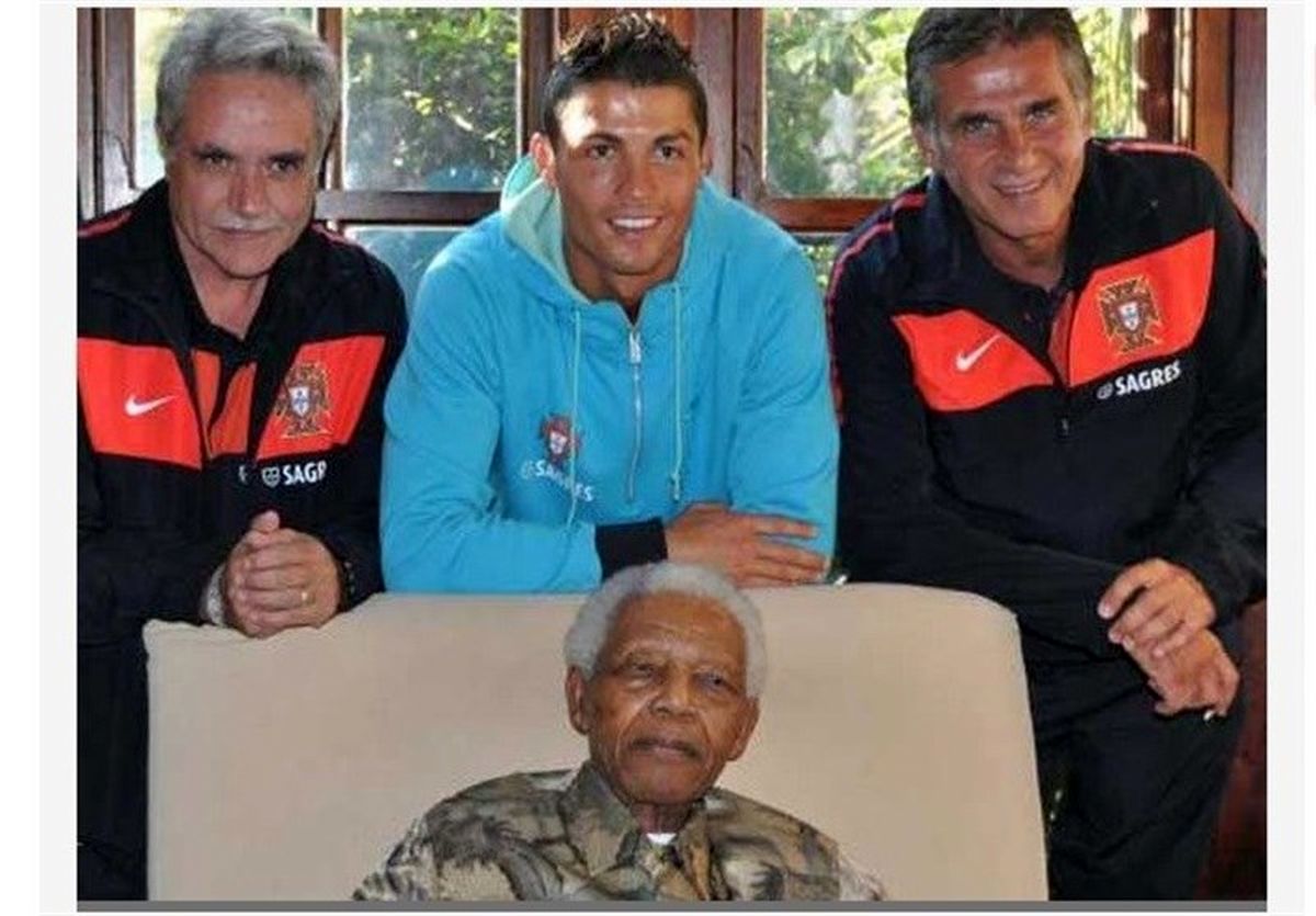 کی روش و نلسون ماندلا/عکس