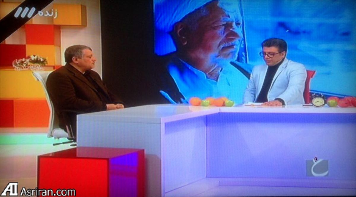 حضور محسن هاشمی در برنامه رضا رشیدپور +عکس