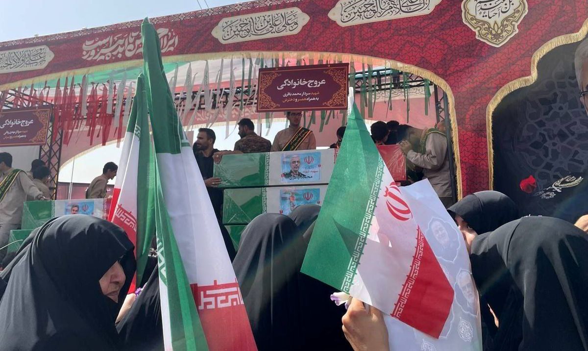 اعلام زمان خاکسپاری سرداران شهید حاجی زاده و باقری در بهشت زهرا(س)