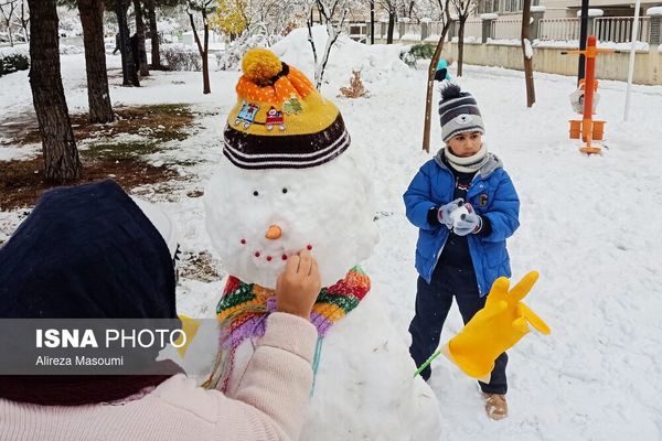 تصاویر: بارش شدید برف - مشهد