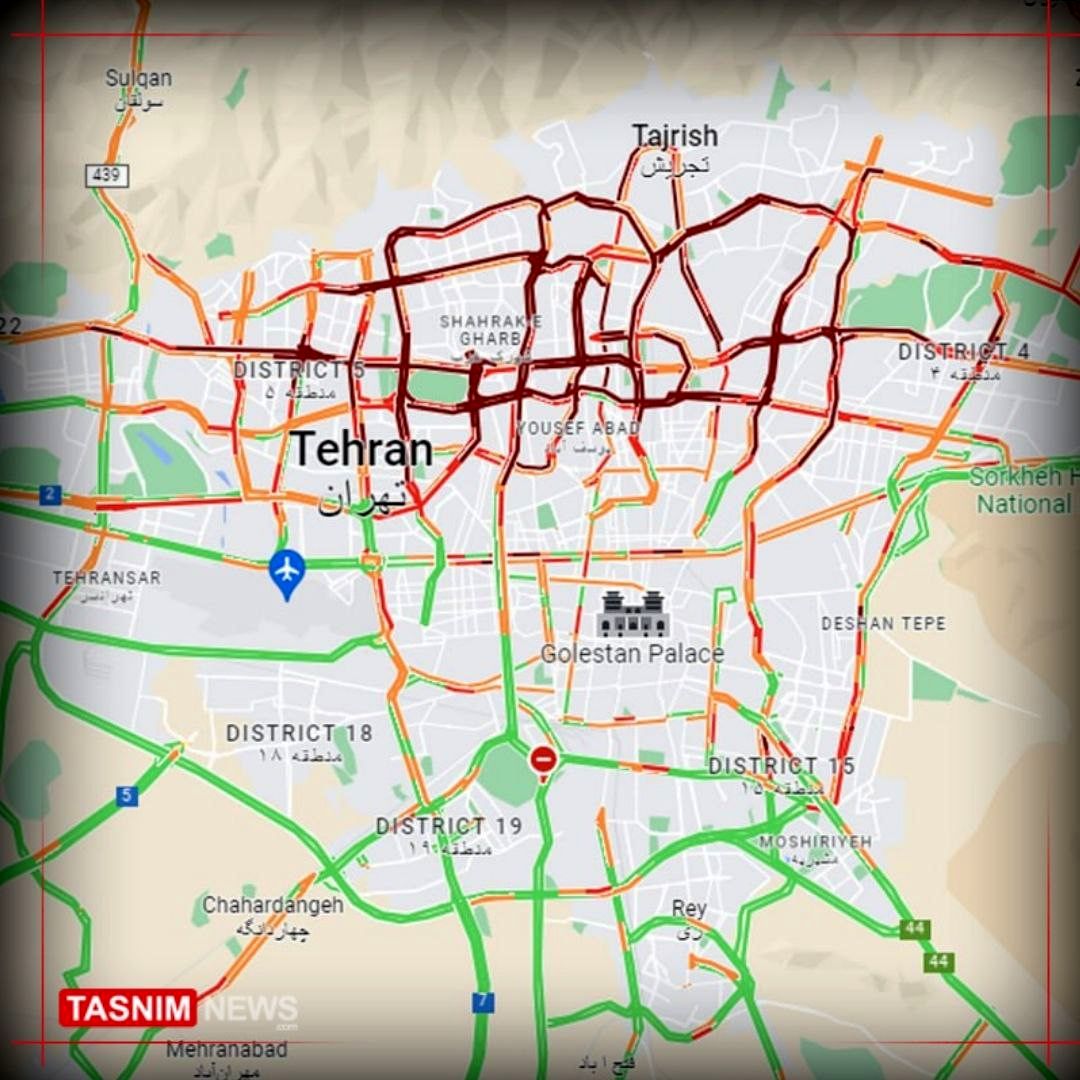 تهران قفل شد!