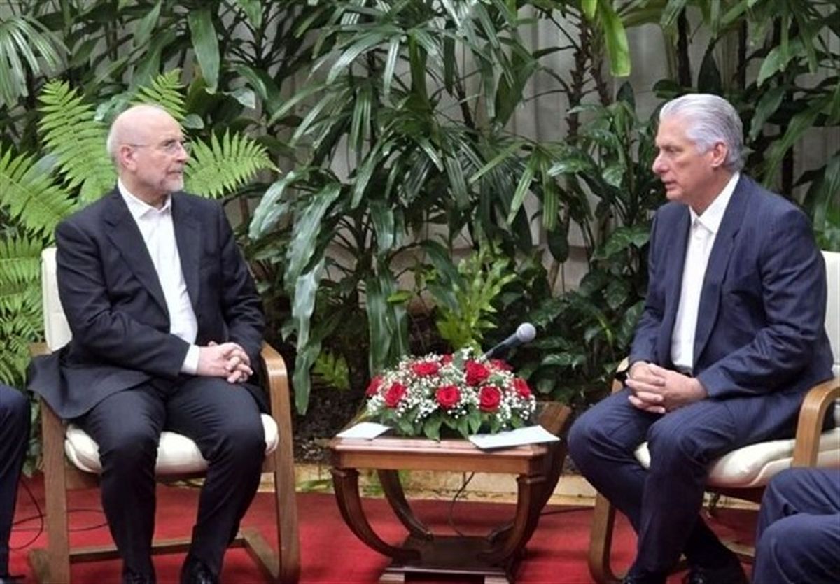 قالیباف: سیاست ایران، نزدیکی با کشورهای ضدآمریکاست / میگل دیاز: استفاده صلح آمیز از انرژی هستهای را حق ایران می دانیم