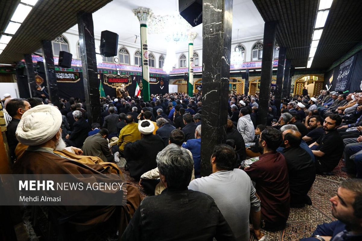 ویژه مراسم ایام شهادت امام جعفر صادق (ع) حسینیه اعظم زنجان