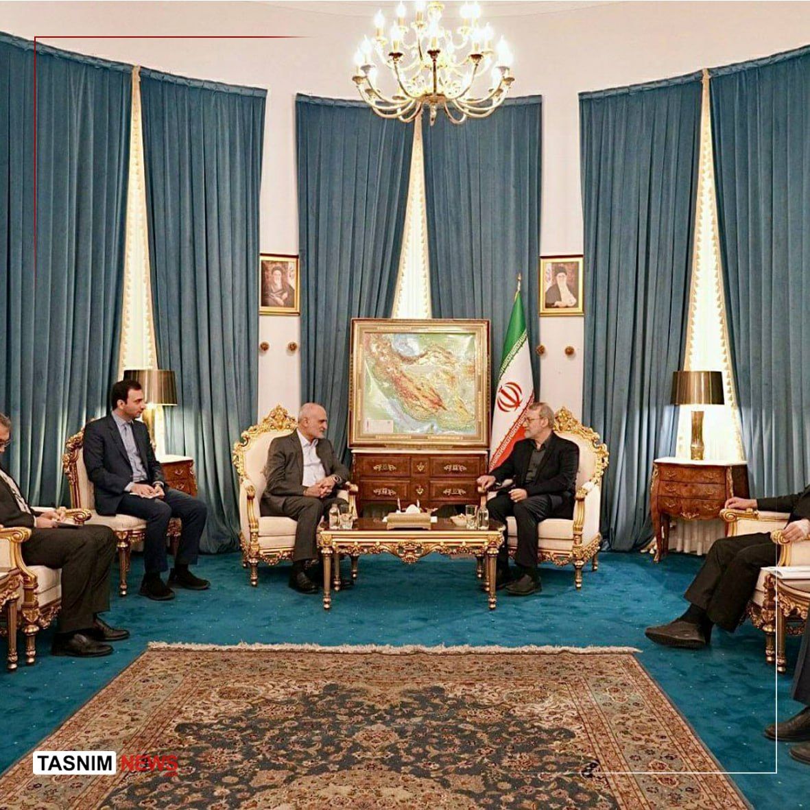 دیدار معاون سیاسی رئیس مجلس لبنان با «لاریجانی»