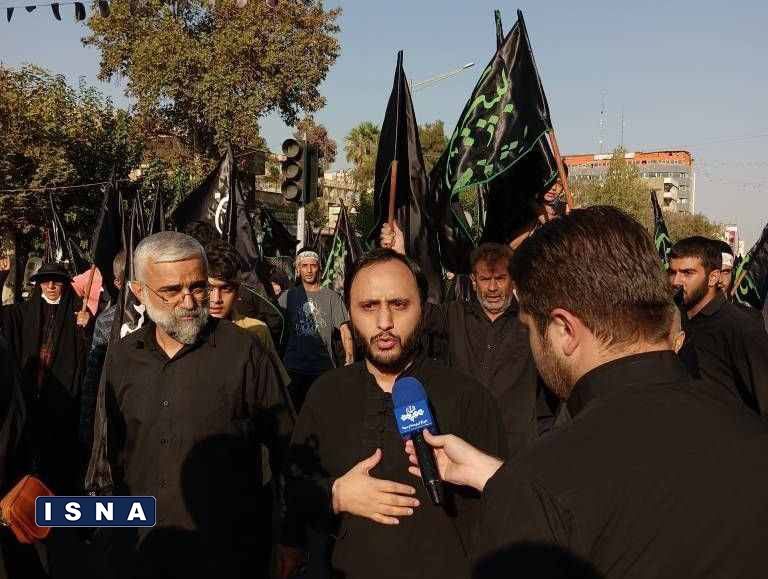 حضور بهادری جهرمی در اجتماع بزرگ مردم تهران در محکومیت اغتشاشات +عکس