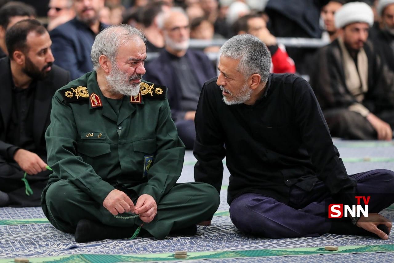  حضور سردار فدوی در مراسم بزرگداشت شهدای سپاه قدس در جنگ 12روزه
