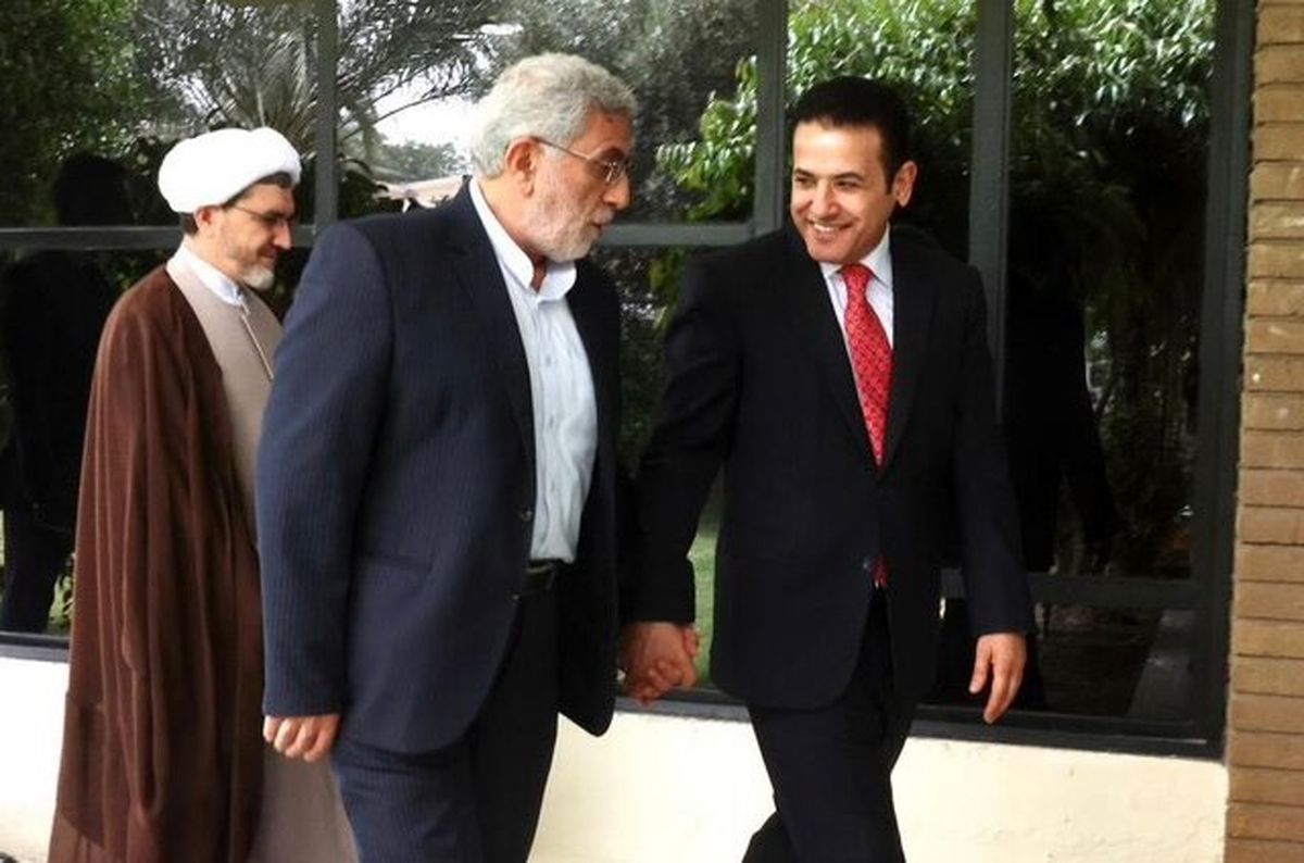 دیدار مشاور امنیت ملی عراق و قاآنی در بغداد