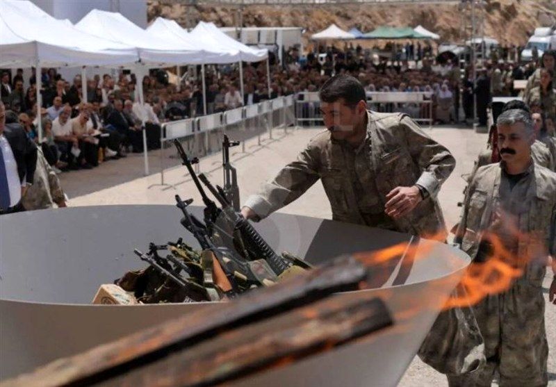 آغاز خلع سلاح پ ک ک