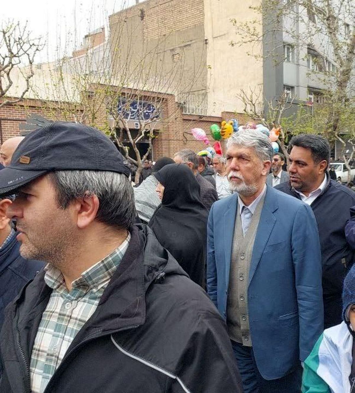 حضور وزیر فرهنگ و ارشاد اسلامی در راهپیمایی بزرگ روز قدس در تهران +عکس