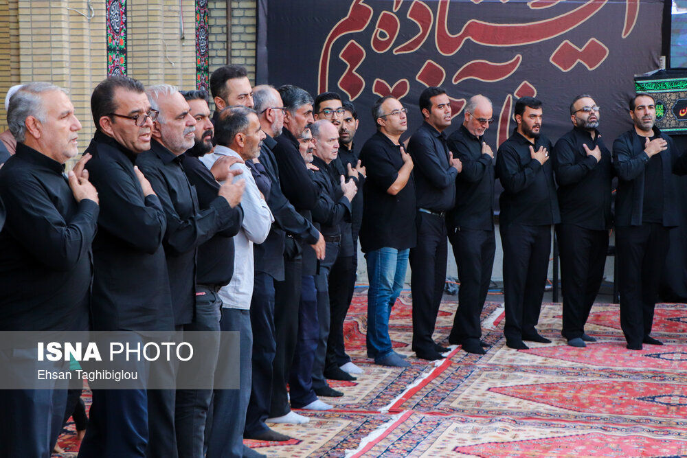 دسته عزاداری چلچراغ مسجد عباسیه زنجان