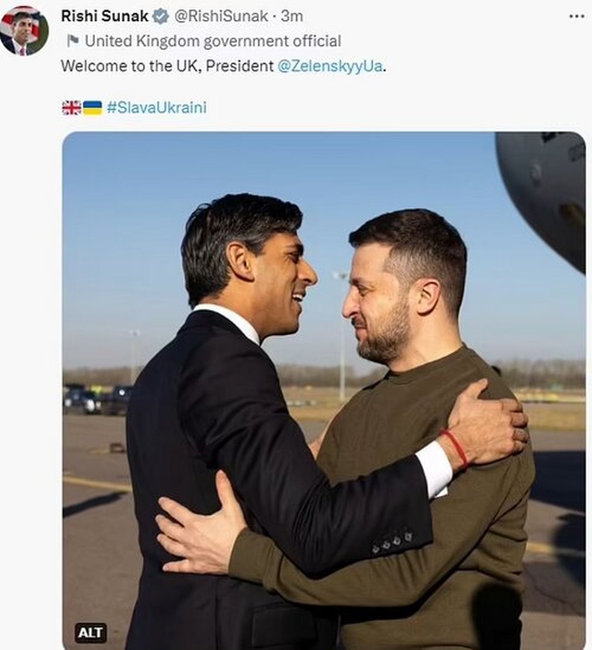 زلنسکی به انگلیس رفت