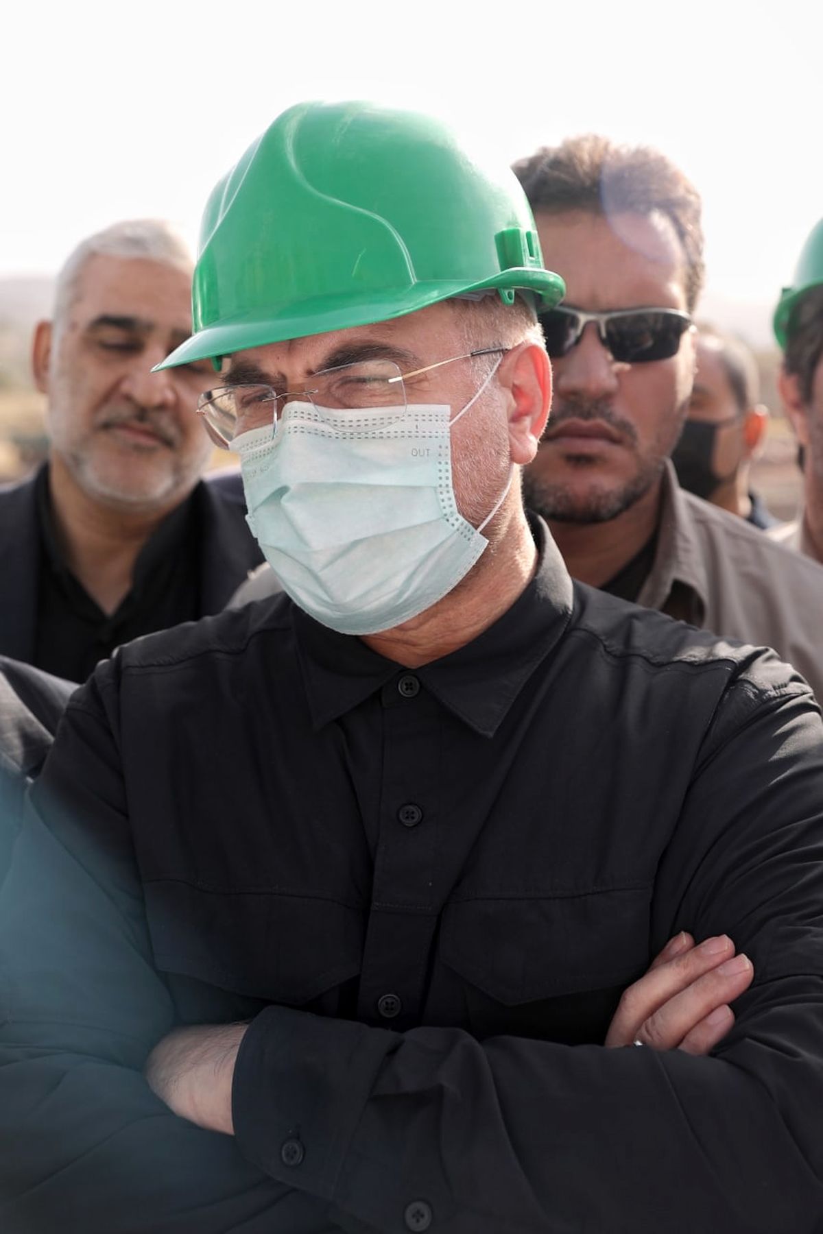 قالیباف، رئیس مجلس، حین بازدید از پروژۀ سد معشورۀ کوهدشت +عکس