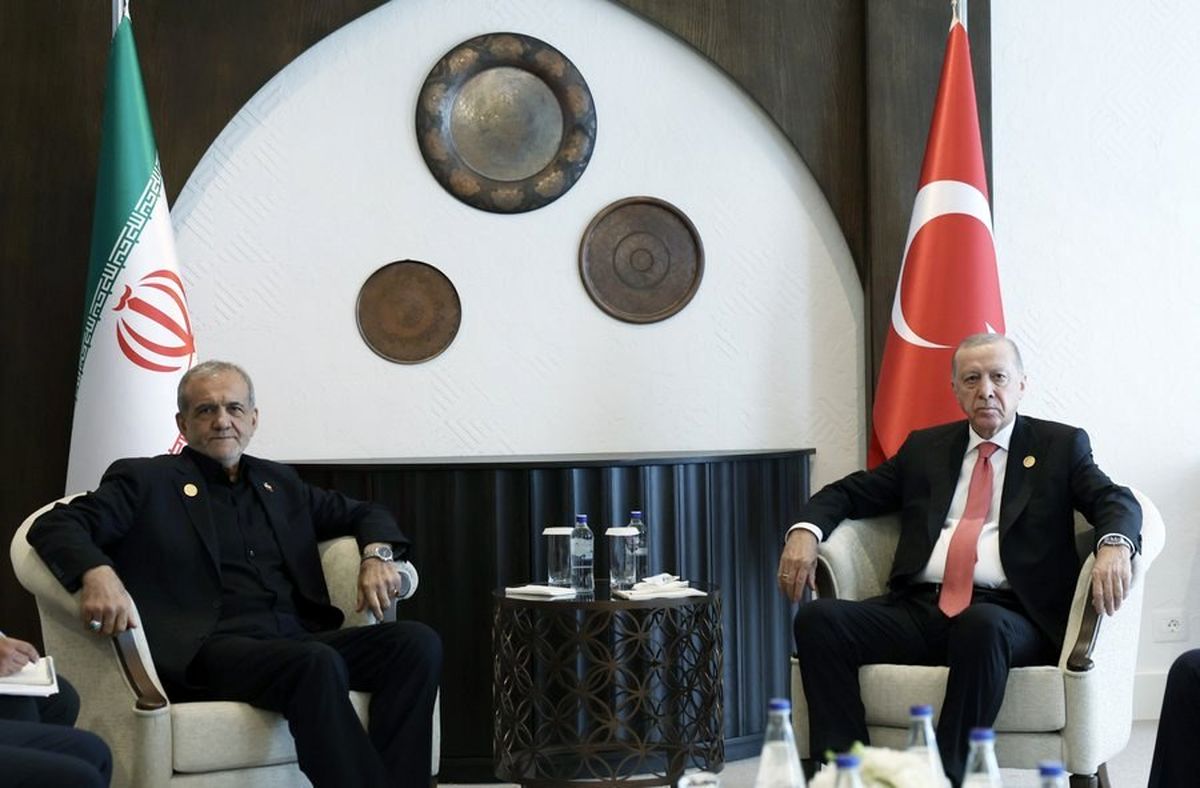 دیدار اردوغان و پزشکیان در جمهوری آذربایجان