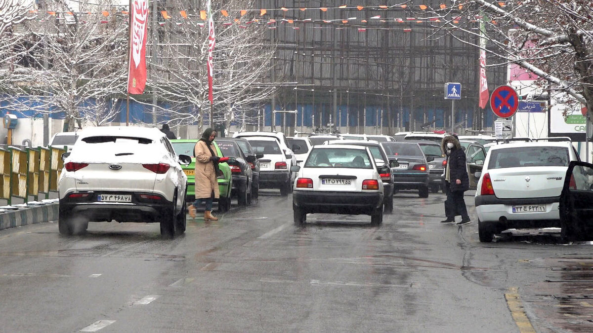 تهران یخ می‌زند