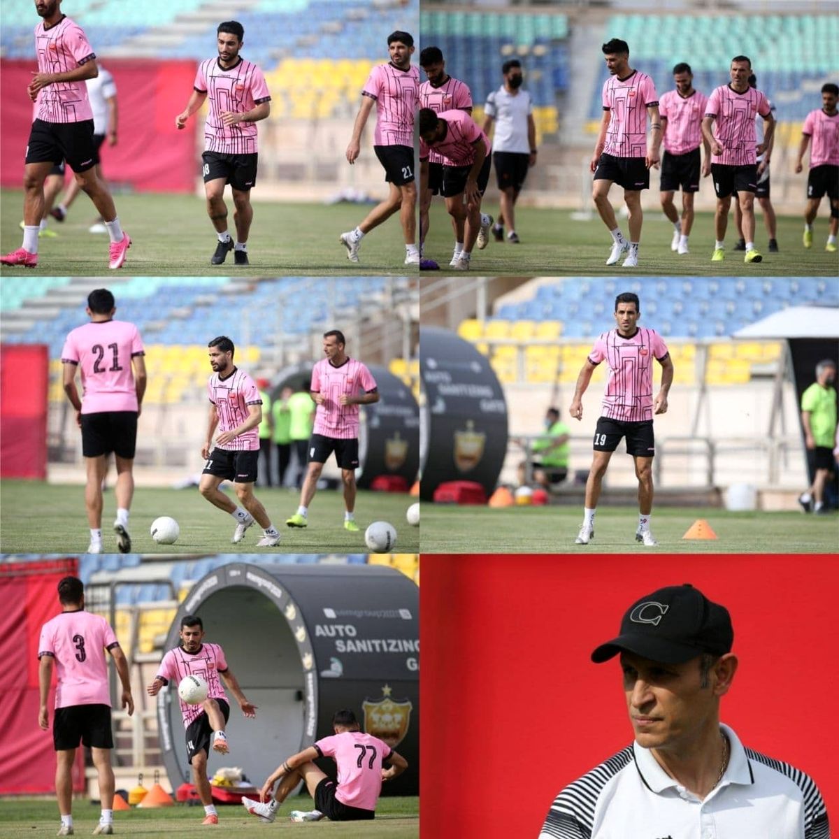 تصاویری از آخرین تمرین پرسپولیس پیش از دیدار با استقلال