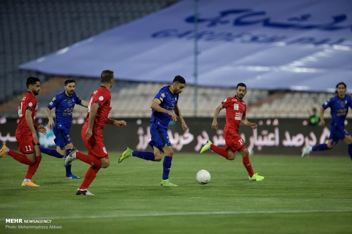 گل اول پرسپولیس به استقلال توسط آل کثیر 